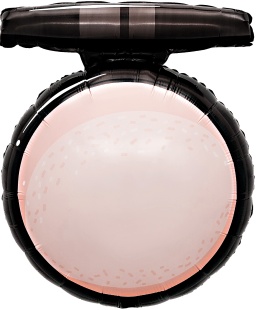 Шар (28''/71 см) Фигура, Пудра, 1 шт.